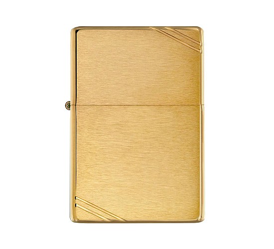 Vintage brushed Zippo Brass